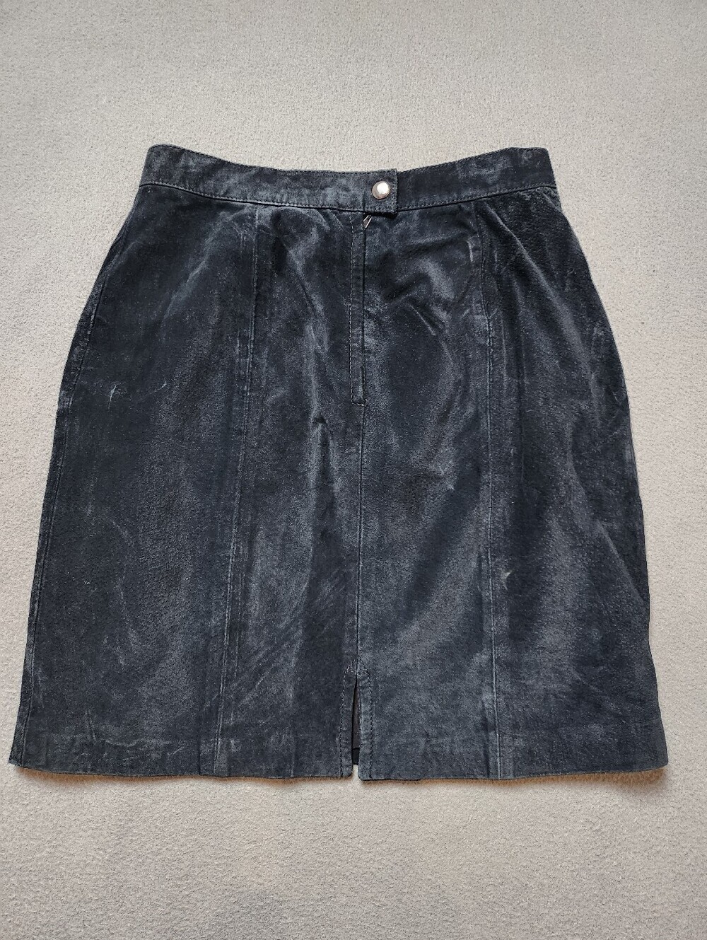 Vintage Suede Skirt Cosa Nova Genuine Suede Mini Skirt Size 11